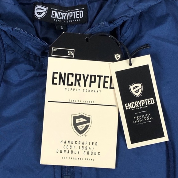 NEW $40  Encrypted Supply Company Light Jacket S - Picture 7 of 8